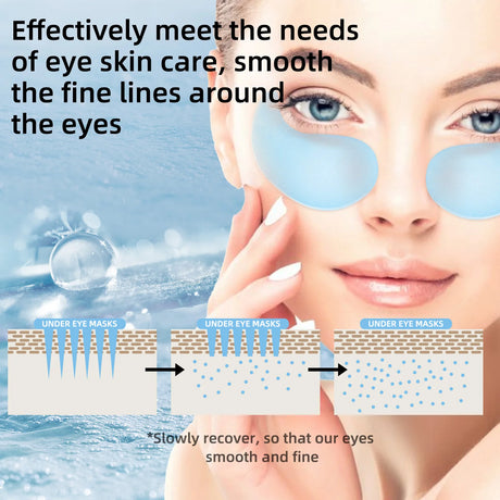 60pcs  Retinol Collagen Eye Mask Anti Dark Circles Directed Against Eye Bags Moisturizing Lifting Firming Eye Patches Skin Care