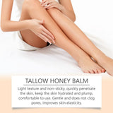 Tallow Honey Balm Glowing Hydrating Skin Enhacne Elasticity Improve Dullness Fade Fine Lines Firming Face Body Moisturize Cream