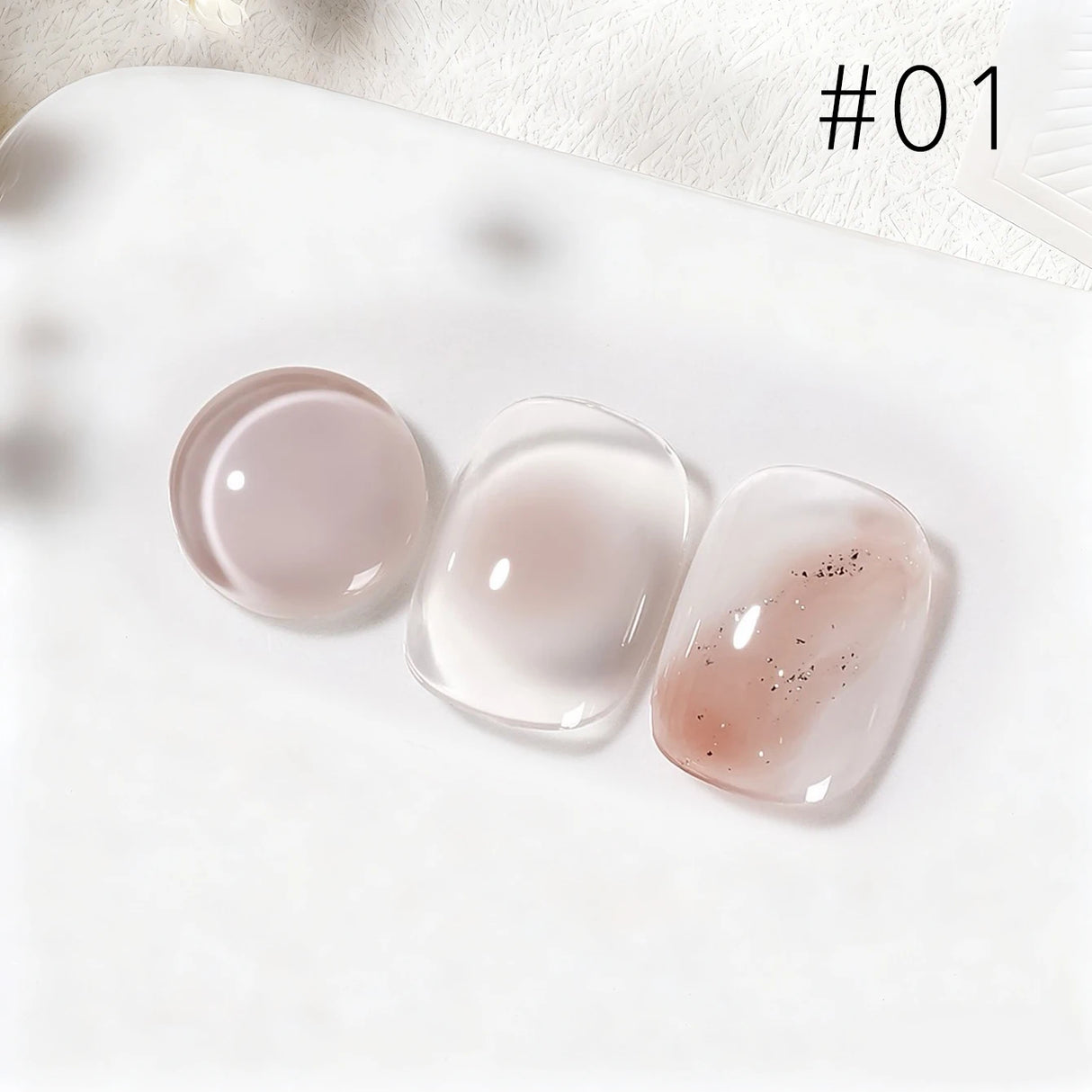 MIANEL 10ML Pure Desire Blush Jelly Gel Nail Polish 2026 New Ice Clear Nude Clear Nail Polish Pink Nails 1-9pcs