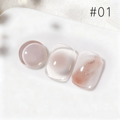 MIANEL 10ML Pure Desire Blush Jelly Gel Nail Polish 2026 New Ice Clear Nude Clear Nail Polish Pink Nails 1-9pcs