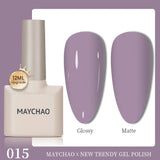 MAYCHAO 12ml Gel Nail Polish Set Professional Salon Nail Art Gels Varnish UV LED Semi Permanent Nail Lacquer Nail Supplies