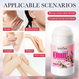SADOER Women Anti Sweat Deodorant Roller Sweaty Body Armpits Underarm Neck Reduces Odor Skin Care