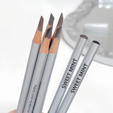Hard Core Eyebrow Pencil Tattoo Waterproof Art Tint High Color Rendering Makeup Wood Eye Brow Pen Enhancers Cosmetic Tool