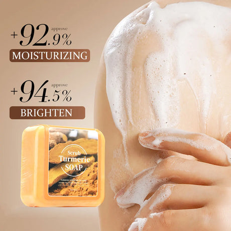 Turmeric Essential Oil Cleansing Soap Containing Citric Acid Vc Can Deeply Cleanse And Brighten The Skin It Is A Disposable Soap