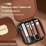Complete 7 Sets Anti-Splash Protection Tool Nail Clipper Set Hand In Hand With Manicure Clippers Manicure Nail Clippers Manicure