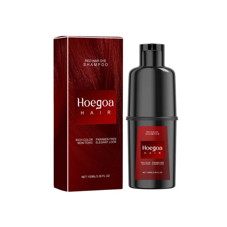 Herbal Hair Dye Shampoo Nourishing Repair Scalp Long Lasting Black Brown Red Puple Color Hair Color Shampoo Home Use Women Men