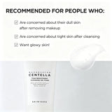 Korean Centella Tone Glowing Cleansing Gel Foam,Deep Cleansing Face Wash,Brightening Hydrating Gel Facial Cleanser for Oil Skin