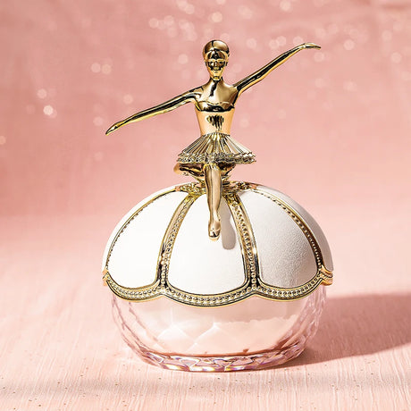 MackAndy Air-Feel Long-lasting Ballet Setting Powder, Oil-control, Waterproof, Invisible Pore Loose Powder Valentine's Day Gift