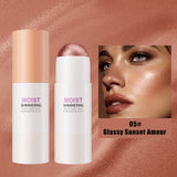 [Natural Glowup] 1pc Glowup Highlighter Stick | Natural Brightening Face Contour & Highlight Makeup, Medium Coverage, Buildable