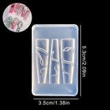 1/3 Pcs 3D Snake Nail Silicone Carving Mold DIY Decoration Art Beauty Charm Template UV Gel Manicure Supplies
