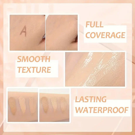 3-in-1 Face Concealer Makeup 3 Color Concealer Perfect Concealer for Blemishes,Dark Circles and Contours Balm for All Skin Types