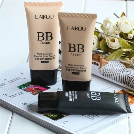 Laikou Brand 3 Colors Natural Flawless BB Cream Makeup Concealer Oil-control Liquid Foundation Moisturizing Cosmetics 50ml