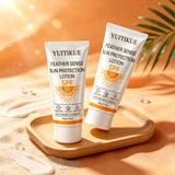 YUITIKUE SPF50+ PA++++ Sunscreen Lotion, Feather Light Sun Protection Isolation Moisturizing Cream 60g