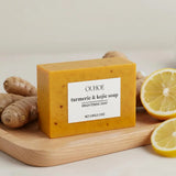 100g Turmeric Soap, Lemon Kojic Acid Soap, Shower And Facial Soap Body Care  Face Cleanser Turmeric  Soap Body and Face Cleaning
