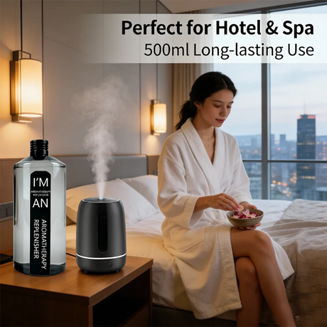 500ML Lasting Flameless Hotel Hilton Marriott White Tea Aromatherapy Refill Essential Oil for humidifier Fresh Air Aroma Machine