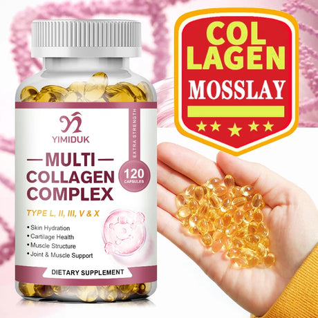 Buy 1 Get 1 Free! Advanced Multi Collagen Complex Supplement, Support Joint Pain Relief, Cartilage Repair & Skin Whitening