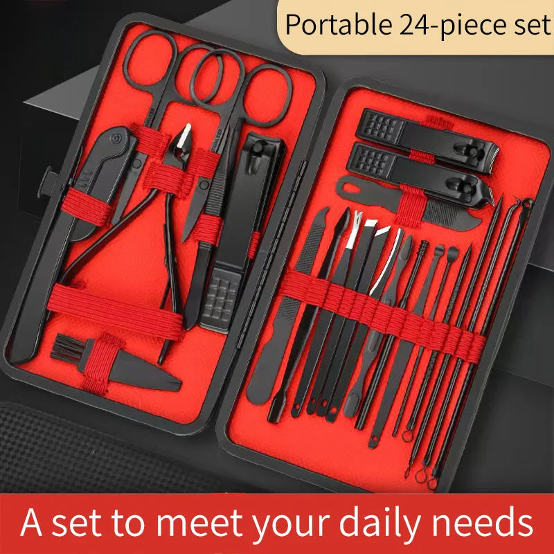 Nail Clipper Set Convenient Beauty Tools Nail Clipper Manicure Nail Trimmer Pedicure Knife Ear Peeling Knife Nail Manicure T