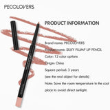 Waterproof Matte Lipliner Pencil Red Contour Tint Lipstick Long Lasting Non-stick Cup Moisturising Lips Makeup 12 Colors