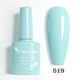 VIP5 Venalisa Nail Gel Polish Jelly Color HEMA/TPO FREE Nude Pink Semi Permanent Soak Off UVLED Gel Polish Sparkle Gel Varnish
