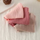 3/5Pcs 6-Layer Pure Cotton Baby Cotton Washcloth Soft Gauze Cotton Newborn Burp Cloth Absorbent Baby Towels Square Towels