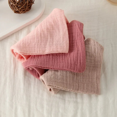 3/5Pcs 6-Layer Pure Cotton Baby Cotton Washcloth Soft Gauze Cotton Newborn Burp Cloth Absorbent Baby Towels Square Towels