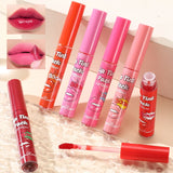 Peel-off Lip Gloss Waterproof Long Lasting Non-Stick Cup Beauty Red Lipstick Matte Rose Tear-off Liquid Tattoo Lip Stain Make Up