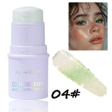 Chameleon Holographic Glitter Shimmer Highlighter Stick, Makeup for Face and Body, Color Changing Glitter Stick Under Light
