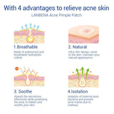 LANBENA Repair Acne Patch Facial Skin Care Fade Blemishes Pimple Marks Closed Acne Blemishes Cover Acne Pimple Repair Patch