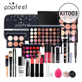 Christmas Makeup Gift Box Foundation Eyeshadow Powder Long Lasting Lip Ink 27 Pieces Birthday Gifts Makeup for Women Full Kit