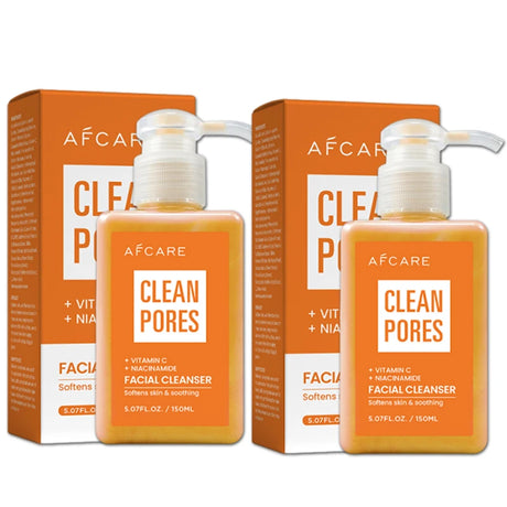 150ml Natural Vitamin C Face Wash Deep Cleansing Dissolves Grease Brightens Skin Hyaluronic Acid Compatible Gentle Facial Cleane