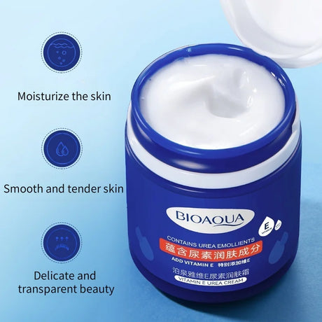 170G/Bottle Urea Moisturizing Cream, Hand Cream, Foot Cream, Body Lotion, Formulated with Glycerin, Vitamin E and Other Ingredients, Deeply Moisturizes the Skin, Prevents Dryness, and Leaves Skin Smooth and Supple, Suitable f