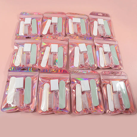 1pack ,Manicure And Pedicure Set, Mini Nail File And Orange Nail Stick Set