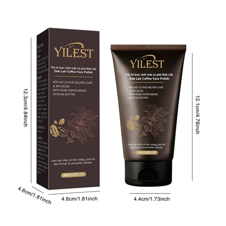 2-in-1 Exfoliating Face & Body Scrub 60g - Removes Dead Skin & Blackheads, Moisturizes, Brightens & Repairs for Smooth Skin.