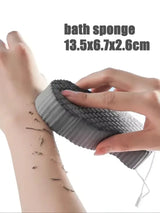 Exfoliating Brush for Feet Foot Wash Mat Brush Body Wash Scrubber in Shower Silicone Bath Massage Mat Back Brush Wall Mounted