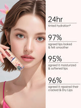 CATKIN Tinted Lip Balm Color Changing Lipstick Ultra Hydrating Natural Lip Moistrurizer with Vitamin E Nourishing For Cracked &