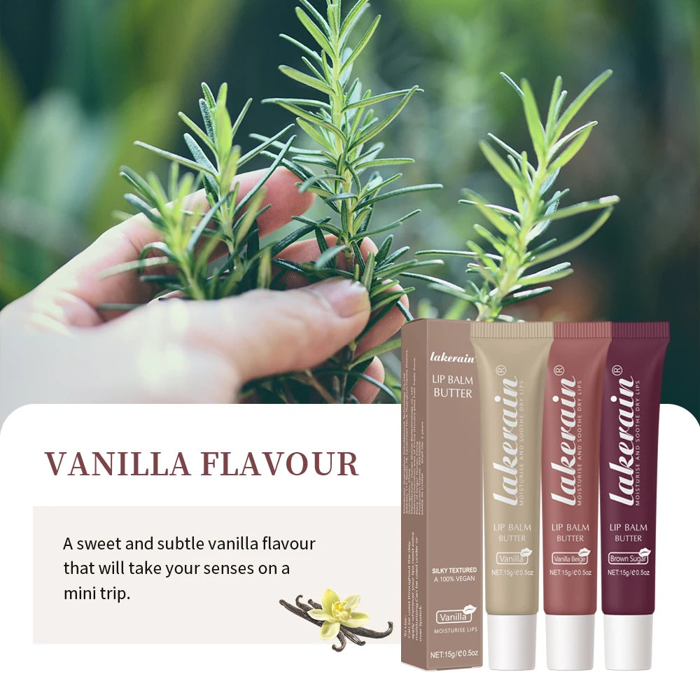 New Conditioning Butter Lip Balm Instant Moist Hydrate Shine Sheer Tint Soothing Vanilla Lip Care Repair Dry Chapped Lips Long Lasting Lip Treatment Cosmetic