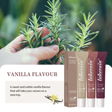 New Conditioning Butter Lip Balm Instant Moist Hydrate Shine Sheer Tint Soothing Vanilla Lip Care Repair Dry Chapped Lips Long Lasting Lip Treatment Cosmetic