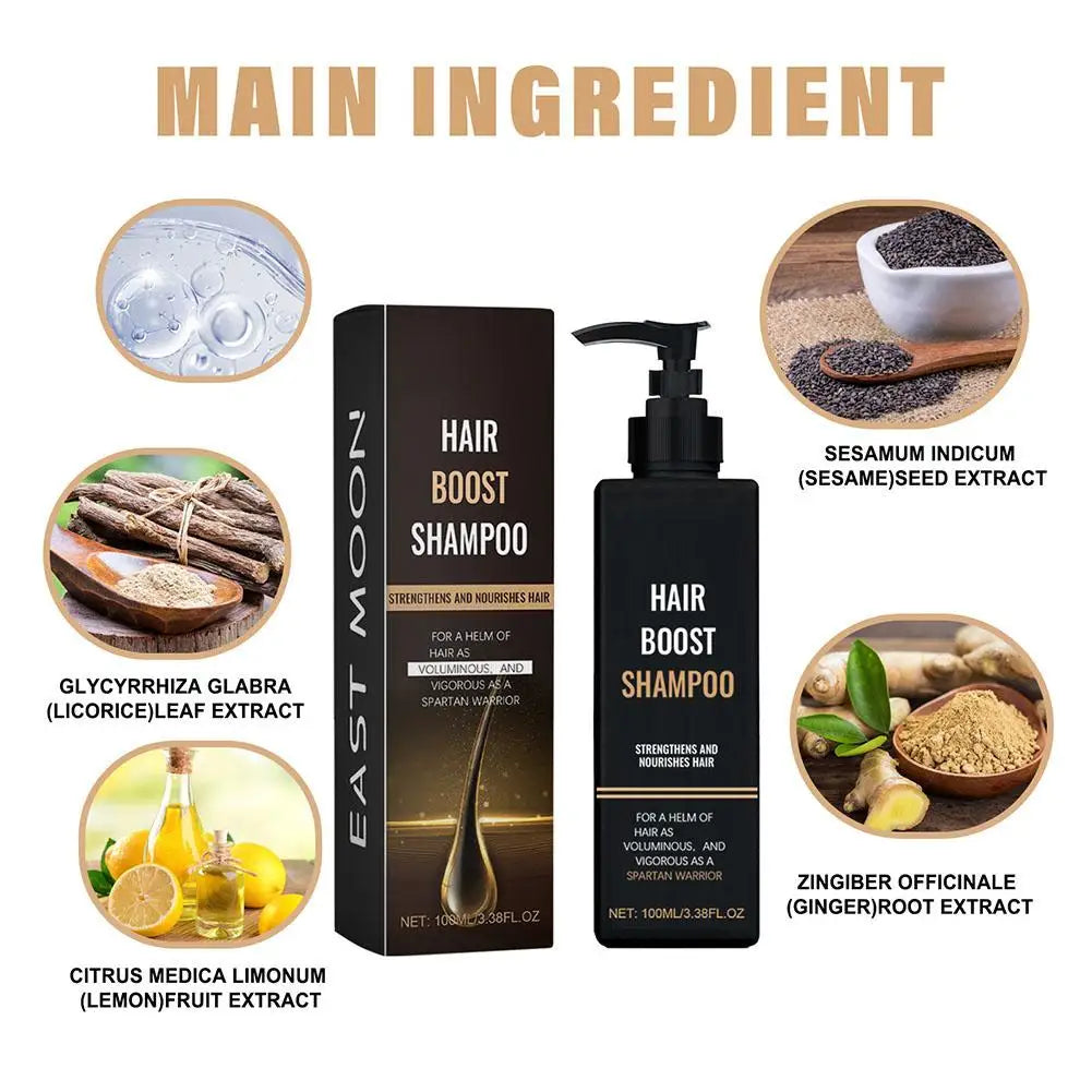 100ml Anti Baldness Shampoo Thickening Root Activator Shampoo Nourish Hair Regrowth Shampoo For Thinning Hair
