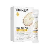 Rice Magical Keratin Hair Mask 5 Seconds Repair Damaged Frizzy Hairs Soft Smooth Shiny Moisturizing Nourish Hair Root Care