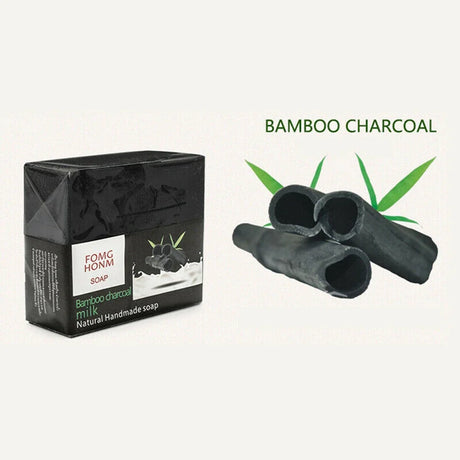 3pcs Thailand Natural Fruit Soap Moisturizing  Rose Bamboo Charcoal Hydrating Exfoliating Hand Washing Cleansing Soap Bath Soap