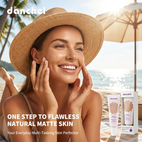  BB Blur Tinted Moisturizer 12h Natural Matte Finish  Medium Coverage SPF30 Sun Protection Evens Skin Texture Blurring Cream