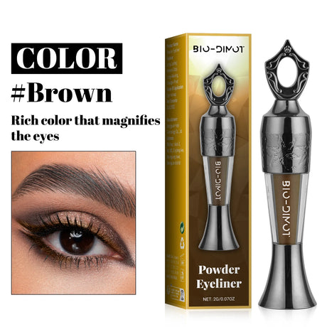 Black Eye Liner Powder Eyeliner Makeup Long-Lasting Waterproof