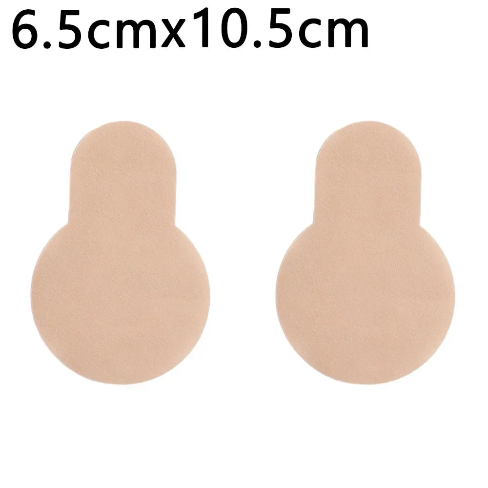 Comfortable Lifting Chest Patch Anti Sagging Bra Pad Women Breast Sticker Anti Convex Point Nipple Cover Solid Color Chest Paste