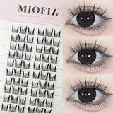 1/box 90 clusters idol False Eyelashes Black Natural Manga Lashes Anime Eyelashes Large Capacity Lashes Extension Chinese Makeup