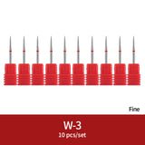 Diamond Ceramic Nail Drill Bits Milling Cutter For Manicure Left Right Rotary Cuticle Files Buffer DIY Nails Accessories Tools