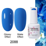 Clou Beaute Gel Nail Polish Neon Brown Royal Blue Red Green Pastal Nude Nail Art Varnishes Gel Lacquer Top Coat UV Gel Nail