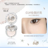 FLORTTE Esther Bunny Single-Colour Highlighter Powder Matte Brighten Contour Palette Face Makeup Cosmetics