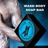 Men's Care Cologne Bamboo Charcoal Soap - Deep Clean & Bath Soap, Cleansing Face Soap Freshness 65G/Pc-1Pc