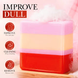 Strawberry Intimate, Soft, And Tender Cleaning Soap, Moisturizing Fragrance Handmade Soap For Women, Contains Bubble Net