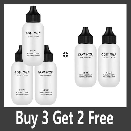 Matte Face Liquid Foundation Goat Milk Cream Natural Whitening